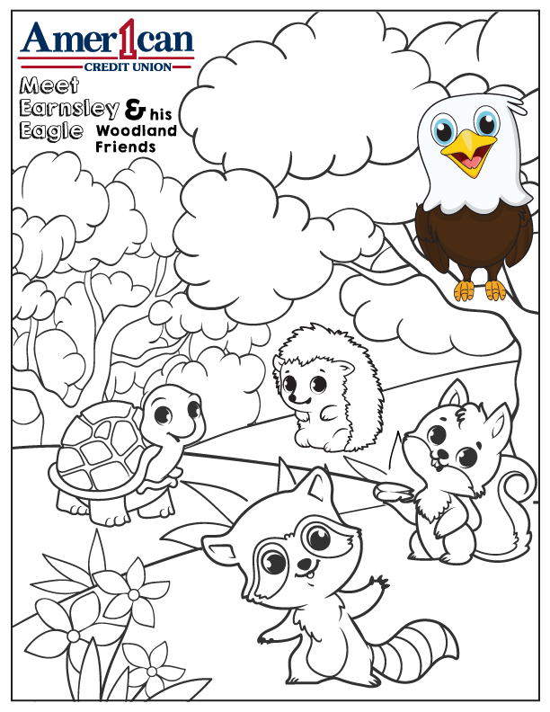Eagle Earners Coloring Sheet